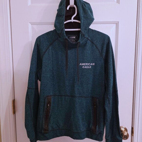 American Eagle Outfitters Other - American Eagle Flex Men’s Medium Pullover Hoodie – Teal Heather